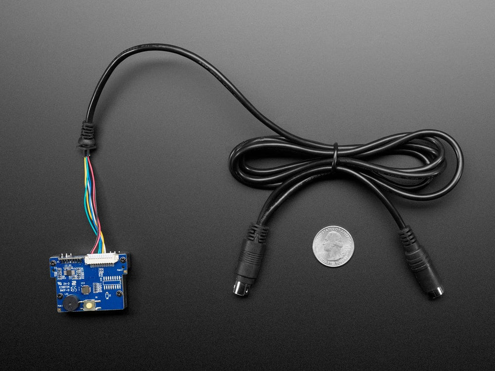 Barcode Reader/Scanner Module - CCD Camera - PS/2 Interface - The Pi Hut