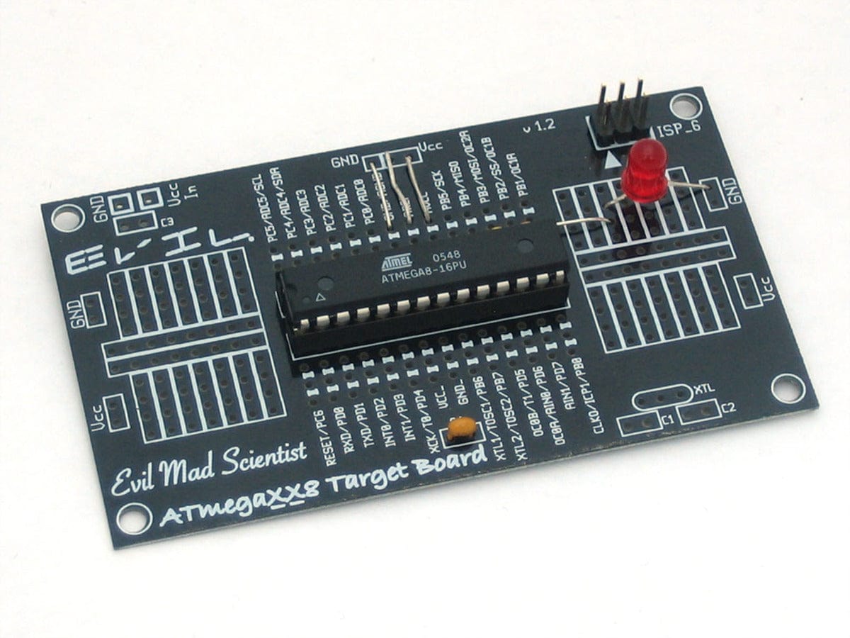 Barebones AVR dev. board - The Pi Hut