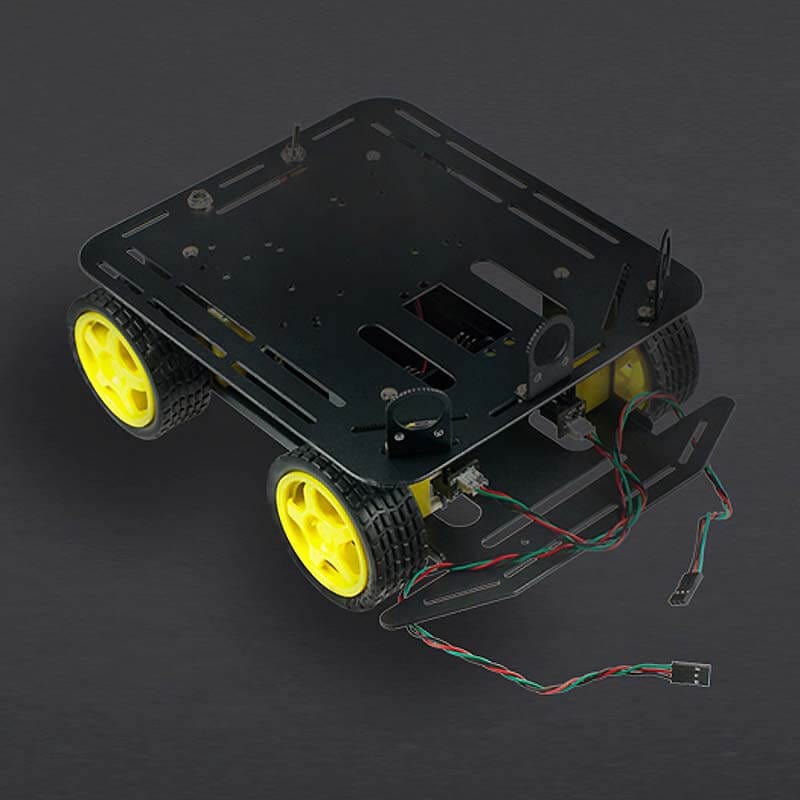 Baron: 4WD Mobile Robot Platform for Arduino with Encoder - The Pi Hut