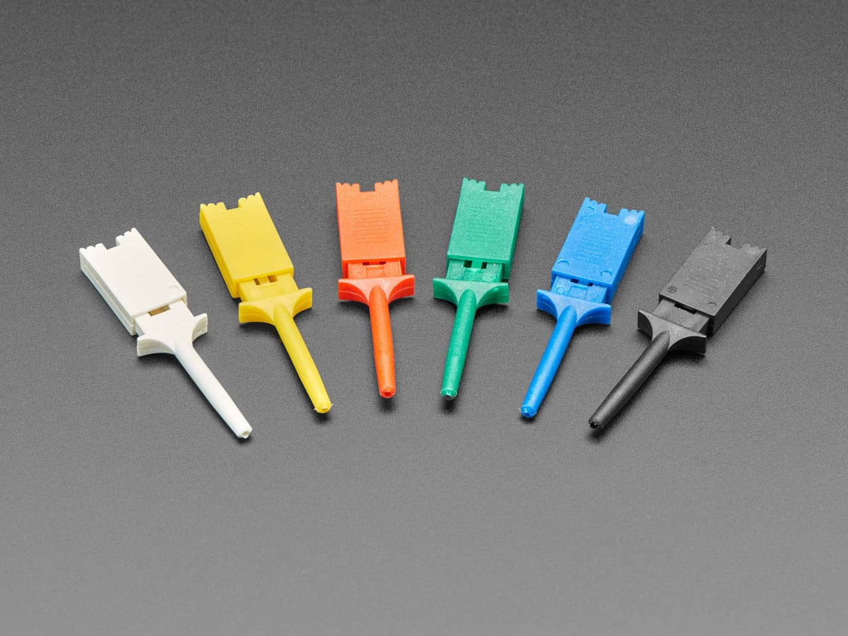 Basic Multi-Color Micro SMT Test Hooks (6-pack) - The Pi Hut