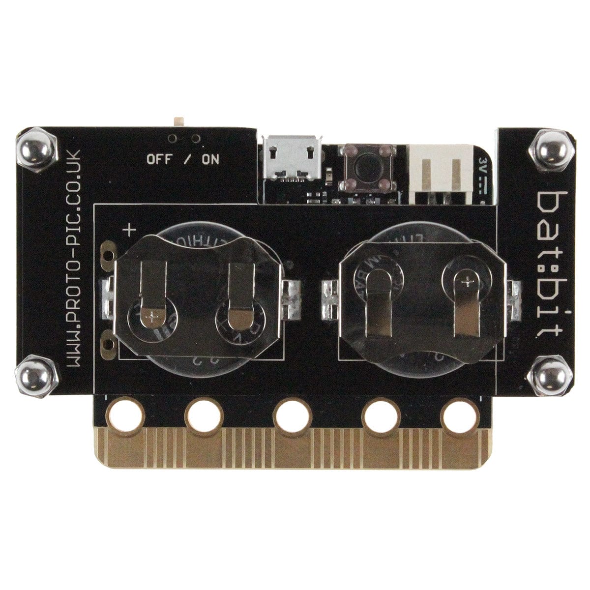 bat:bit slim battery case for micro:bit [discontinued] - The Pi Hut