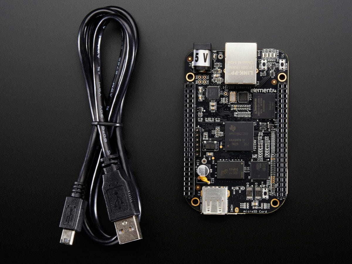 BeagleBone Black Rev C - 4GB - Pre-installed Debian - The Pi Hut