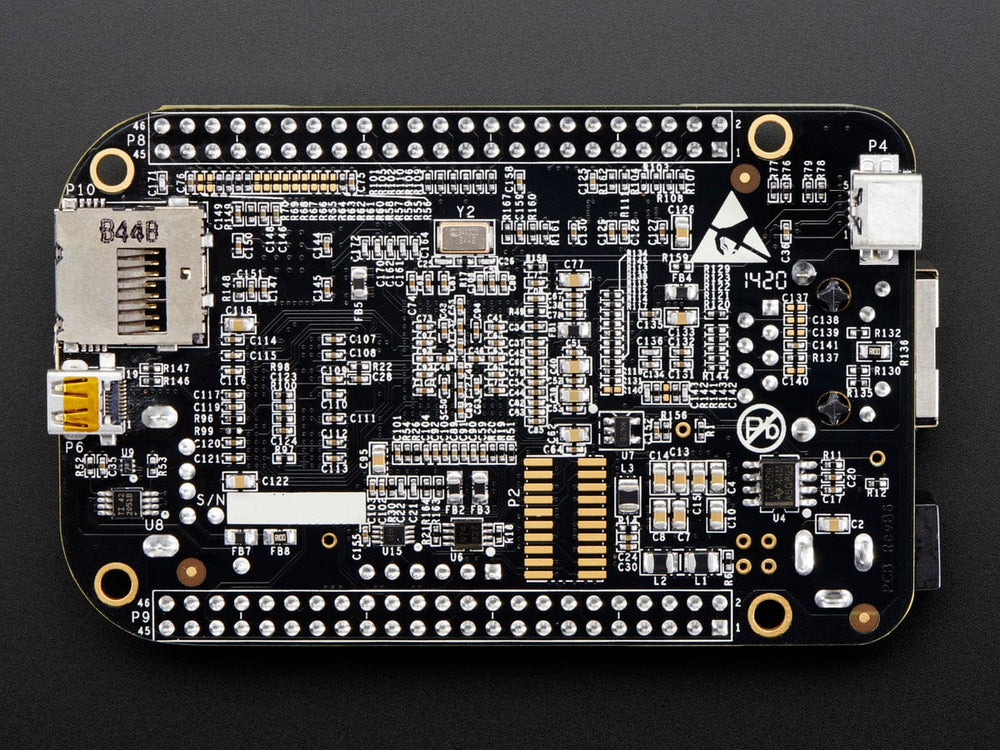 BeagleBone Black Rev C - 4GB - Pre-installed Debian - The Pi Hut