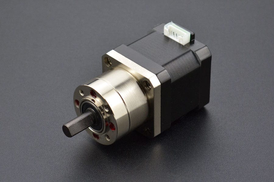 Bipolar Stepper Motor with Planet Gear Box  (18kg.cm) - The Pi Hut