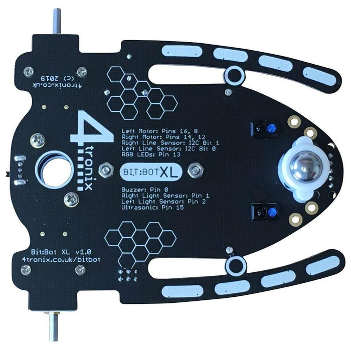 Diy Bitbot Kit Bit:Bot XL Robot Kit for the micro:bit - The Pi Hut