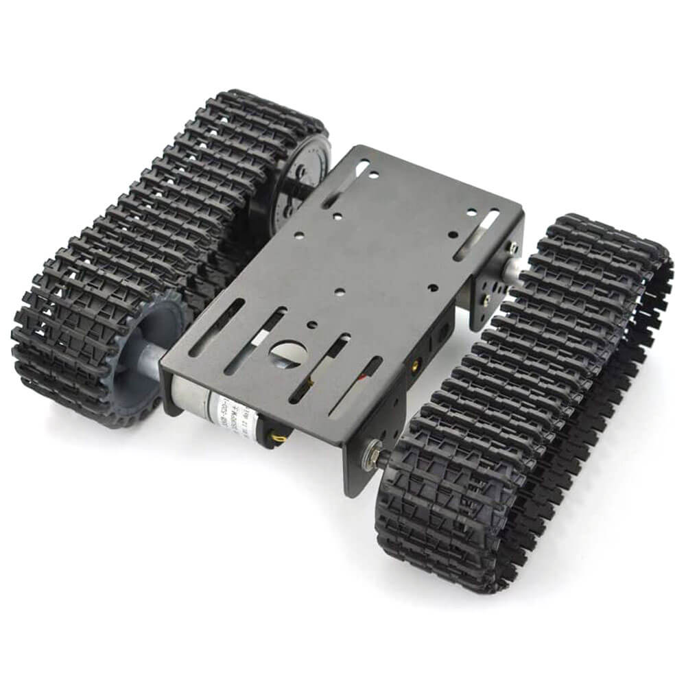 Black Gladiator - Tracked Robot Chassis - The Pi Hut