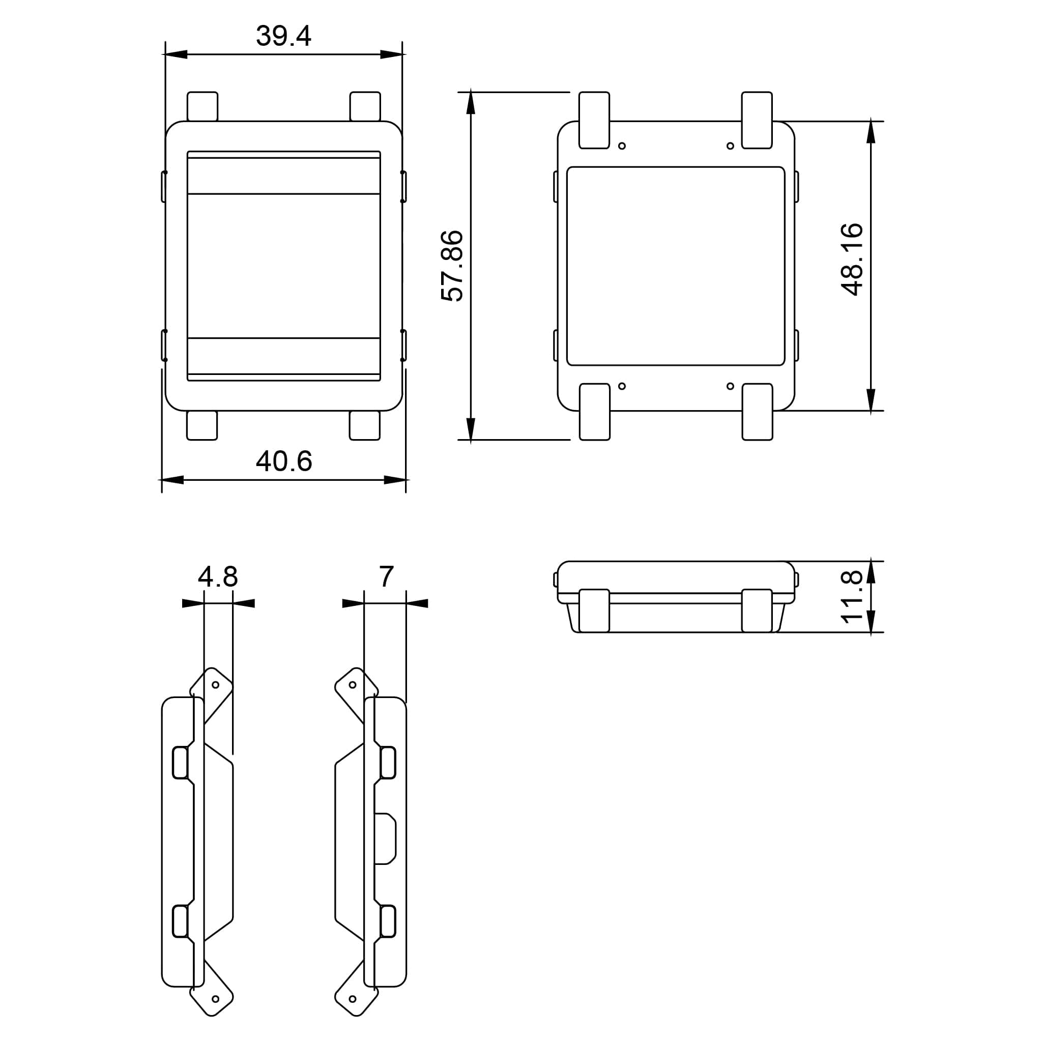 Black Invader Case for Watchy - The Pi Hut