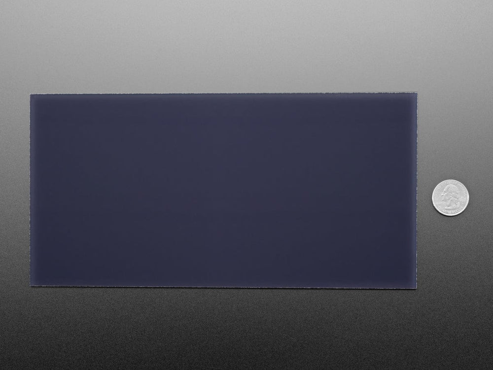 Black LED Diffusion Acrylic Panel - 10.2" x 5.1" - The Pi Hut