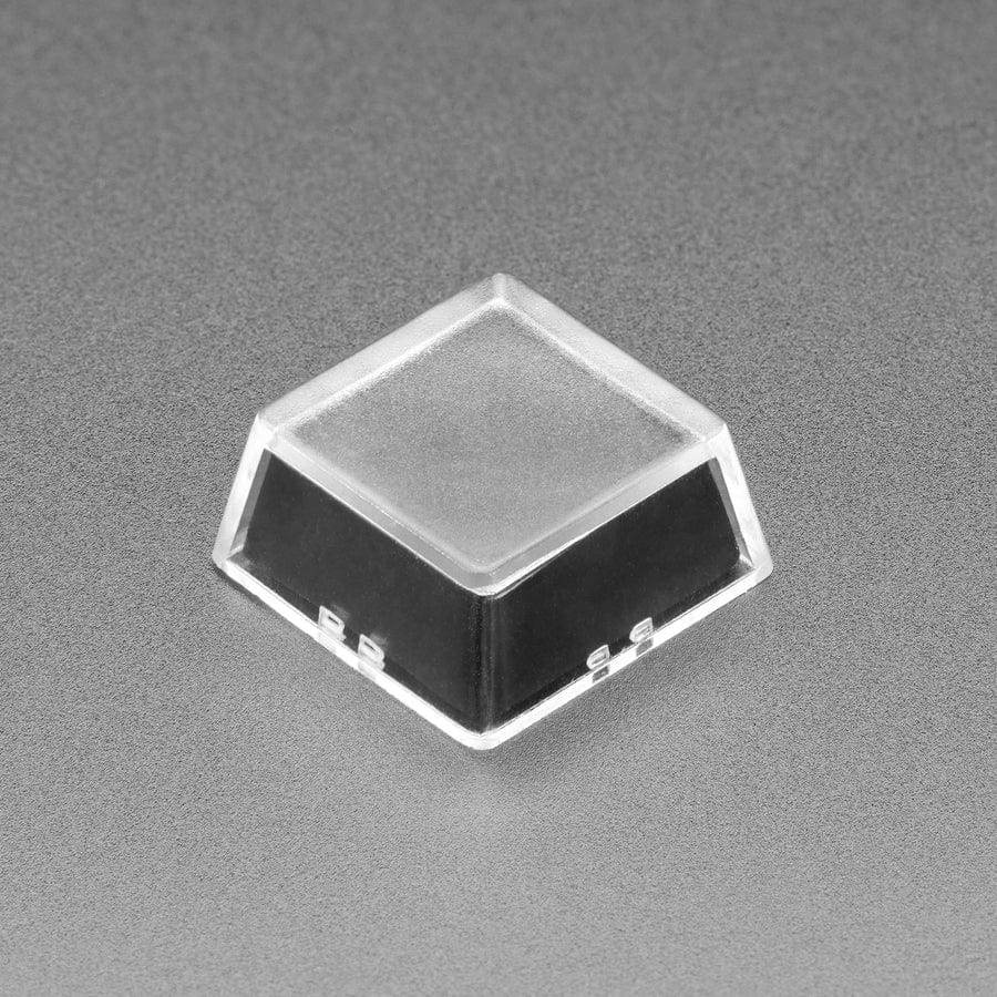 Black Relegendable Plastic Keycaps for MX Compatible Switches - 10 pack - The Pi Hut