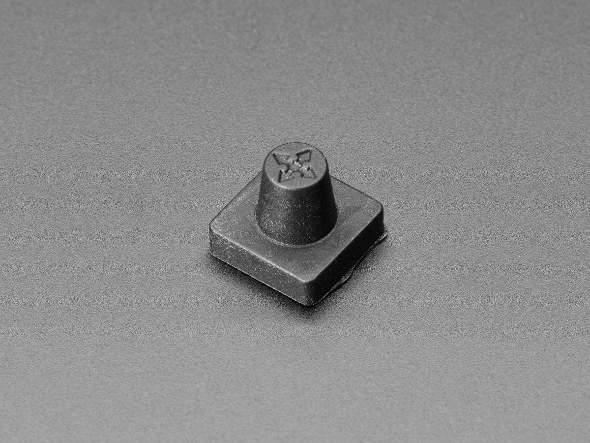 Black Rubber Joystick Nubbin Cap for Navigation Joystick - The Pi Hut