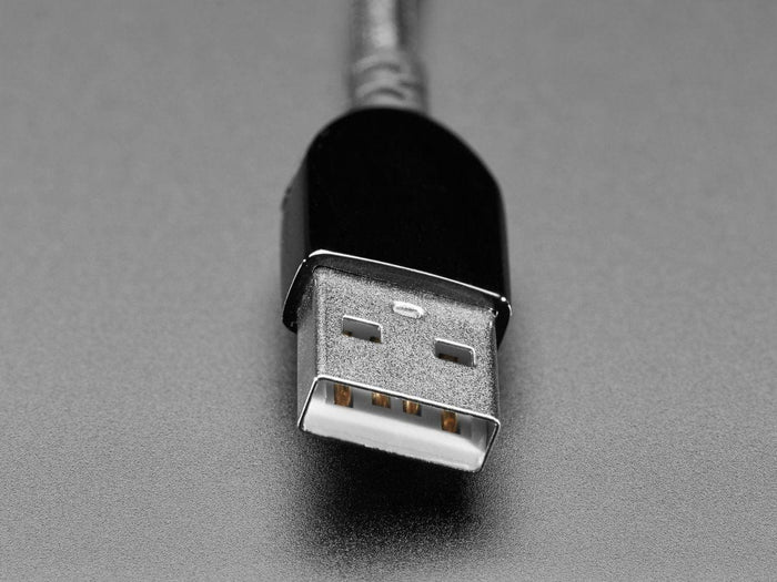 Right Angled Usb Raspberry Pi Black Woven Right Angle USB C to USB A Cable - 0.2m long | The Pi Hut