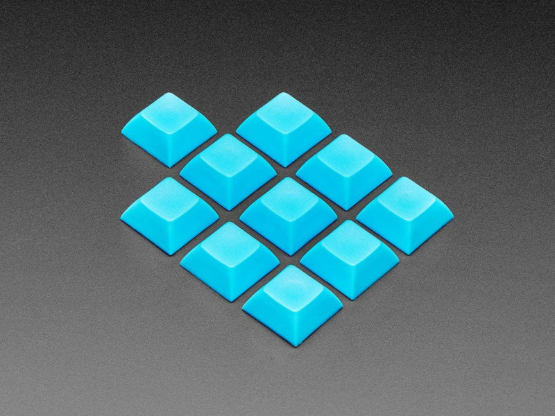 Blue DSA Keycaps for MX Compatible Switches - 10 pack - The Pi Hut