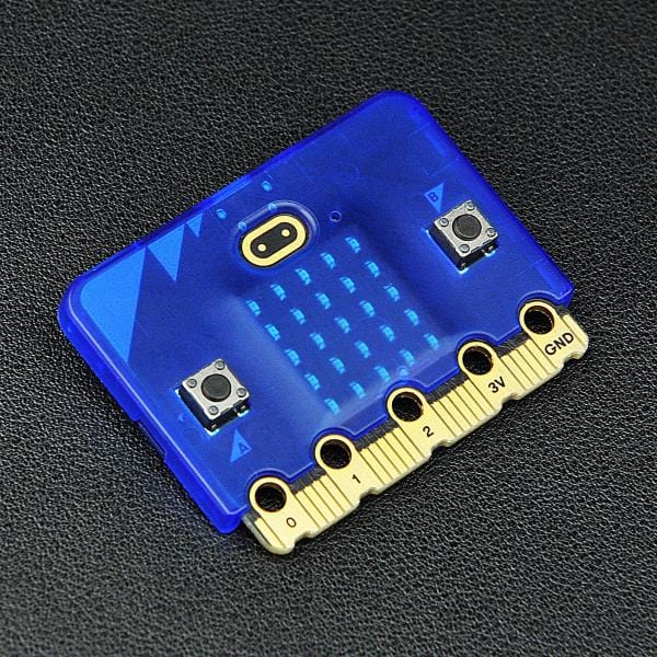 Blue Frosted Case for micro:bit V2 - The Pi Hut