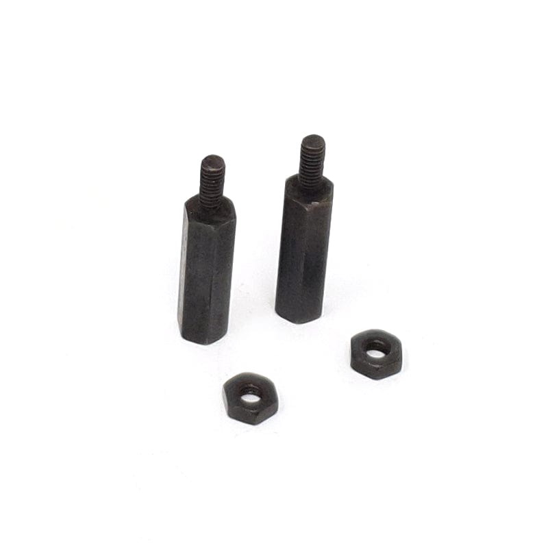 Brass M2.5 Standoffs for Pi HATs - Black Plated - Pack of 2 : ID