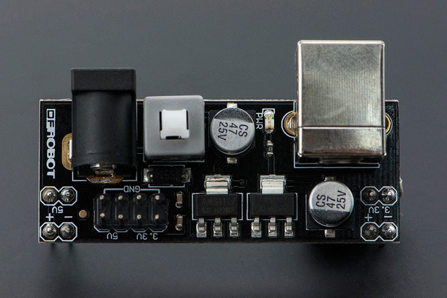 Breadboard Power Supply 5V/3.3V - The Pi Hut