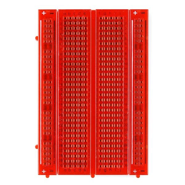 Breadboard - Translucent Self-Adhesive (Red) - The Pi Hut