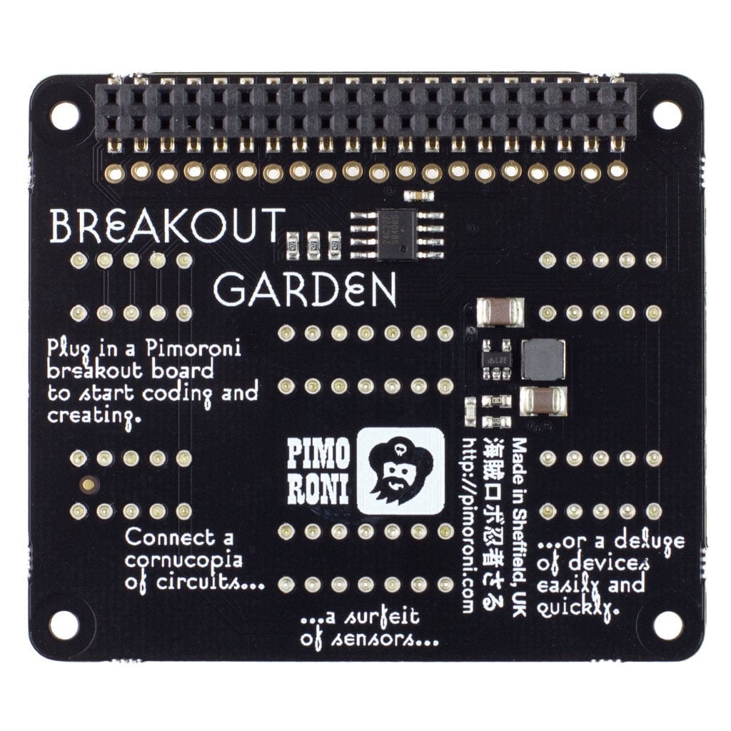 Breakout Garden for Raspberry Pi (I2C + SPI) - The Pi Hut