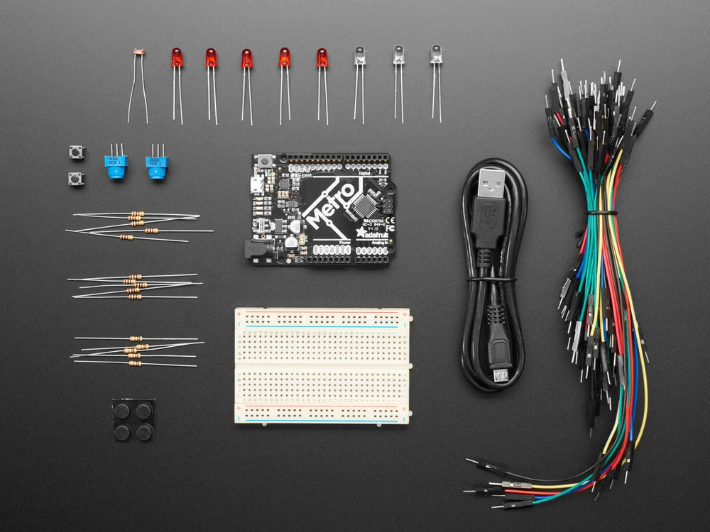 Budget Pack for Metro 328 - with Assembled Metro ATmega328P - The Pi Hut
