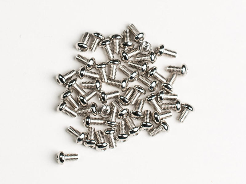 Button Hex Machine Screw - M4 thread - 8mm long - pack of 50 - The Pi Hut