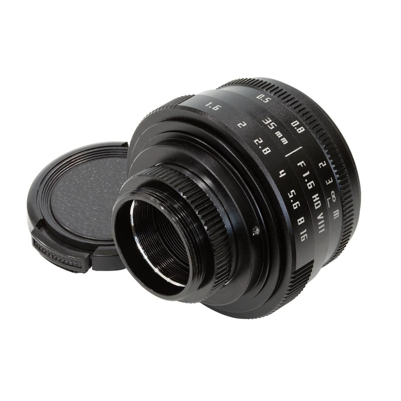 C-Mount 35mm Mirrorless Lens for Raspberry Pi HQ Camera - The Pi Hut