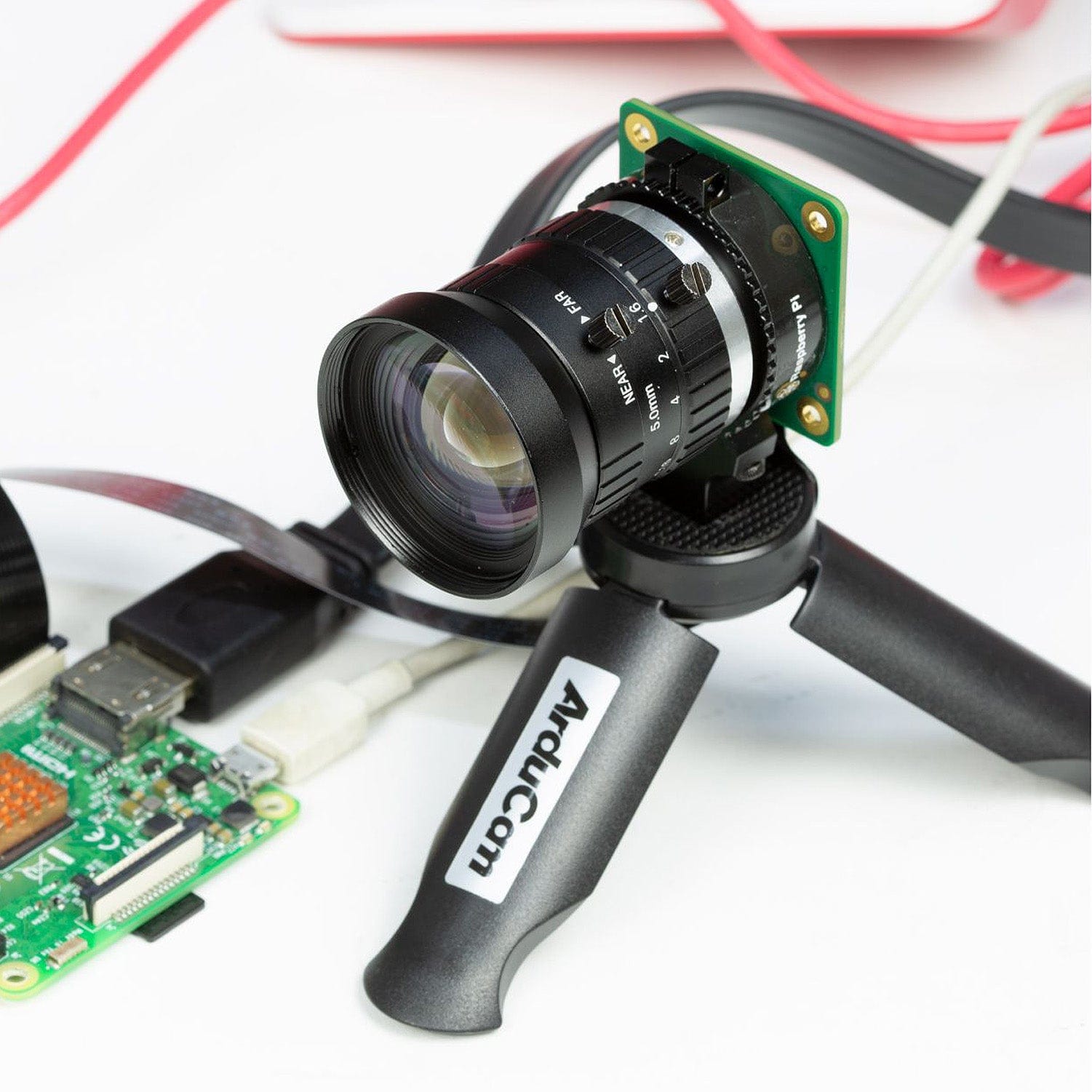 C-Mount Lens for Raspberry Pi HQ Camera - 5mm Focal Length - The Pi Hut