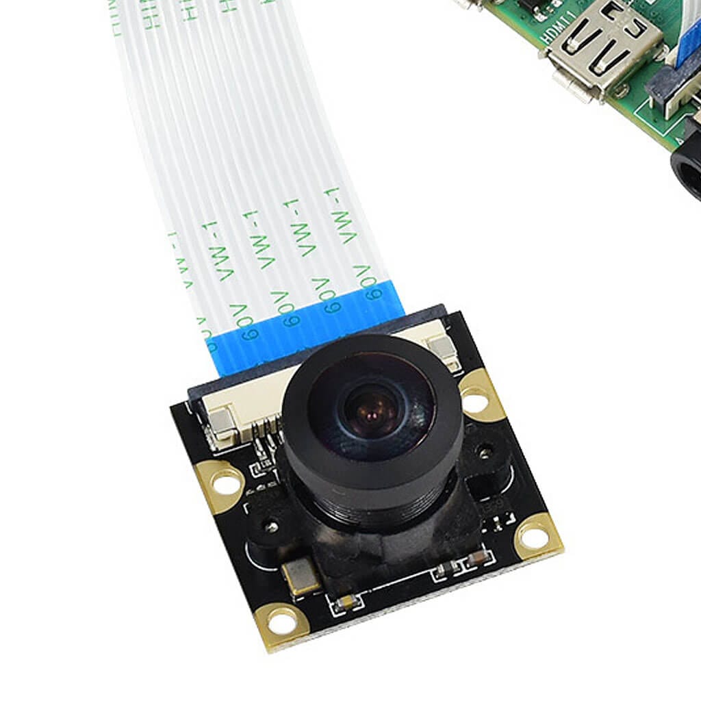 Camera Board for Raspberry Pi - Fisheye 160° Lens (5MP) - The Pi Hut