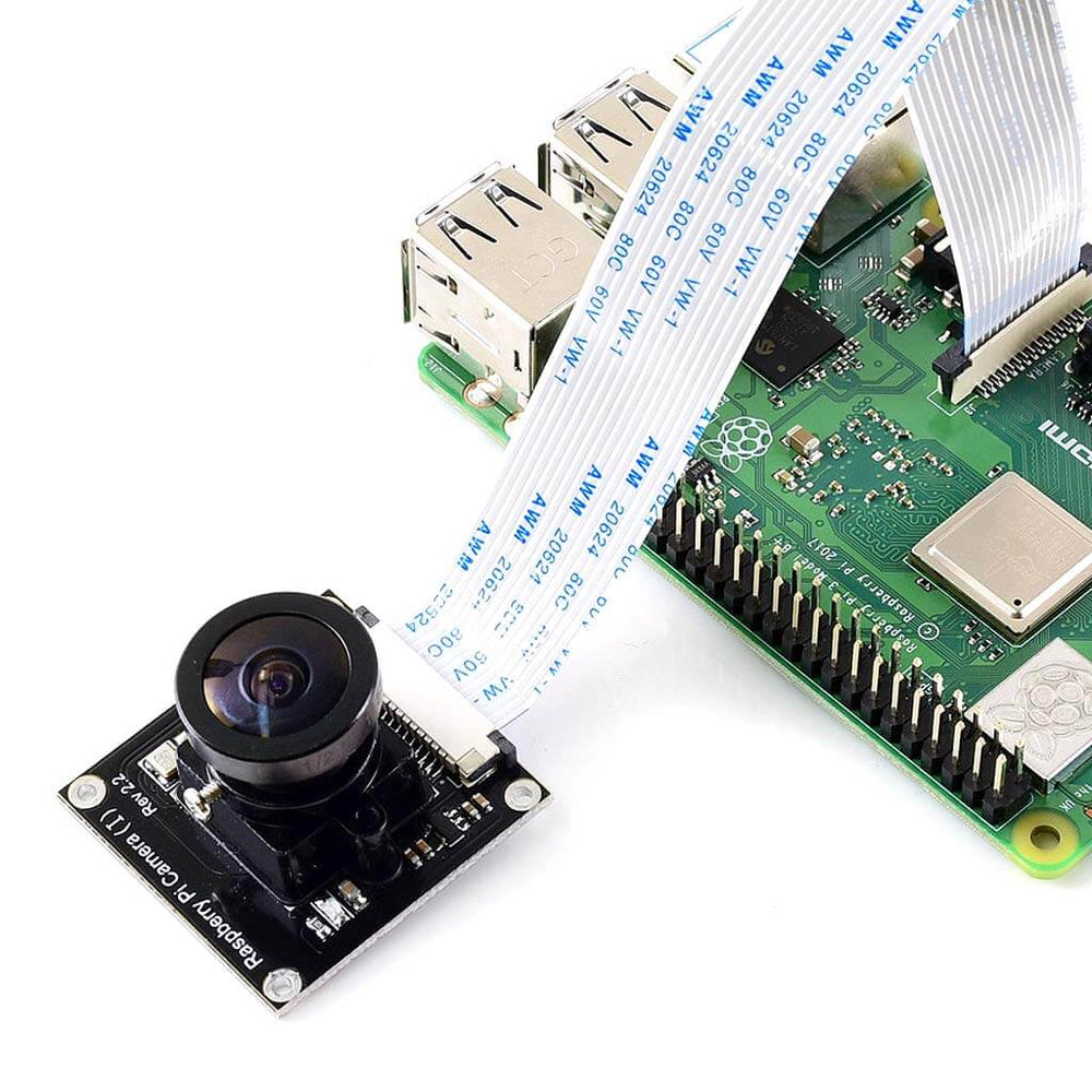 Camera Board for Raspberry Pi - Fisheye 170° Lens (5MP) - The Pi Hut