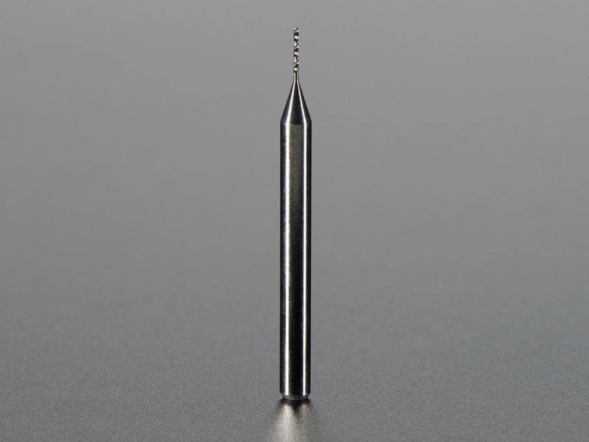 Carbide Square End Mill - 1/8" Shaft - 0.5mm Diameter - The Pi Hut