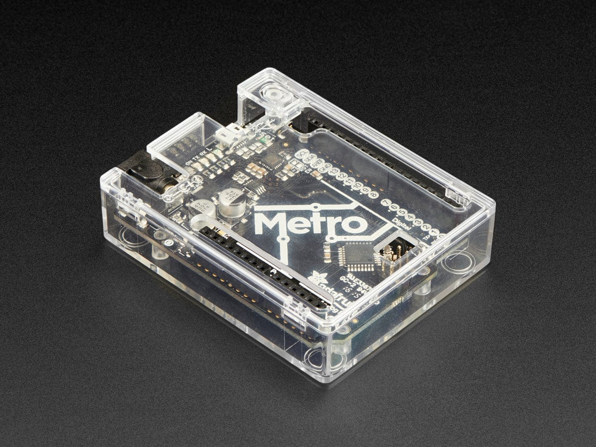 Clear Enclosure for Arduino or Metro - The Pi Hut