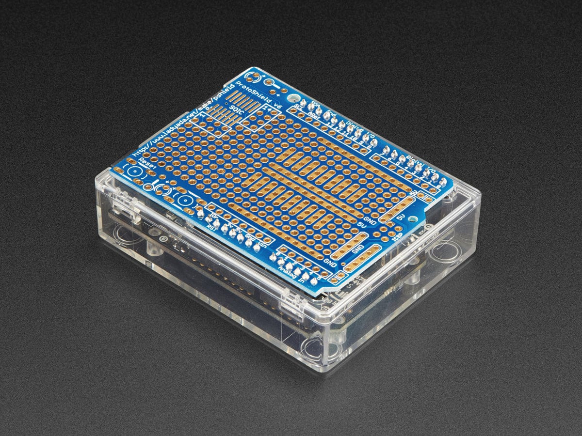 Clear Enclosure for Arduino or Metro - The Pi Hut