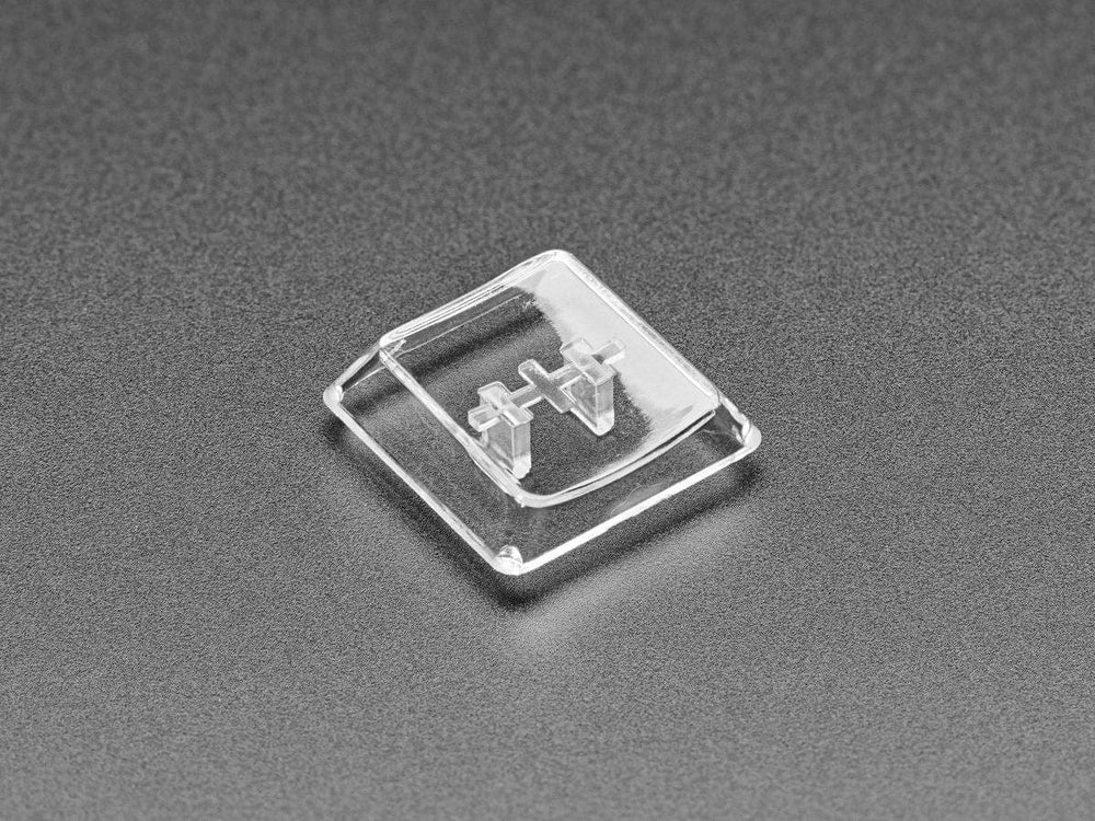 Clear Kailh CHOC Slim Key Caps x 10 pack - The Pi Hut