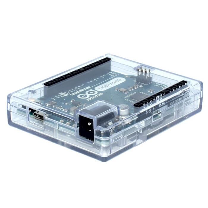 Clear Protective Case for Arduino Leonardo - The Pi Hut