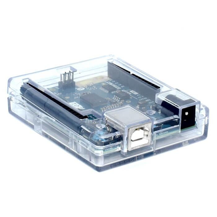 Clear Protective Case for Arduino Leonardo - The Pi Hut