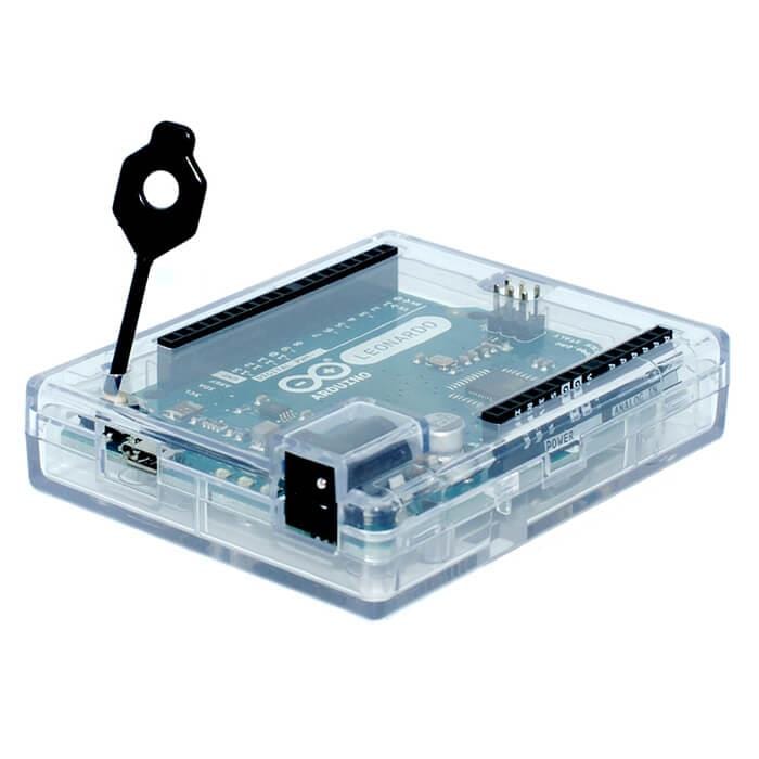 Clear Protective Case for Arduino Leonardo - The Pi Hut