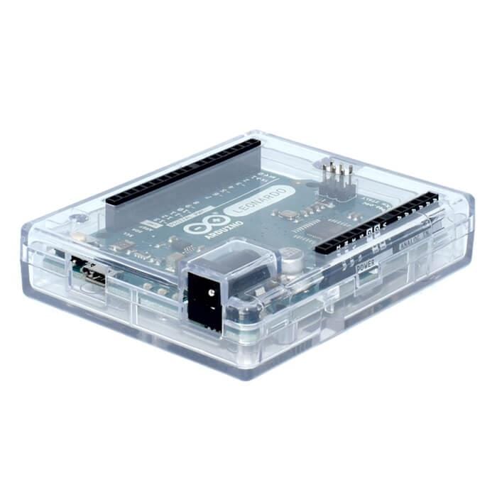 Clear Protective Case for Arduino Leonardo - The Pi Hut