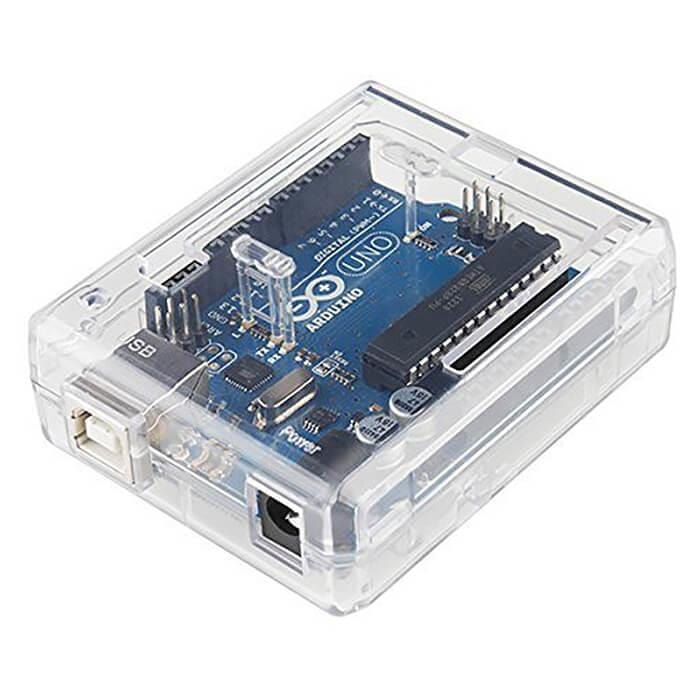 Clear Protective case for Arduino Uno - The Pi Hut