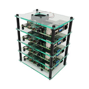 Cluster Case for Raspberry Pi (with Fans) - The Pi Hut