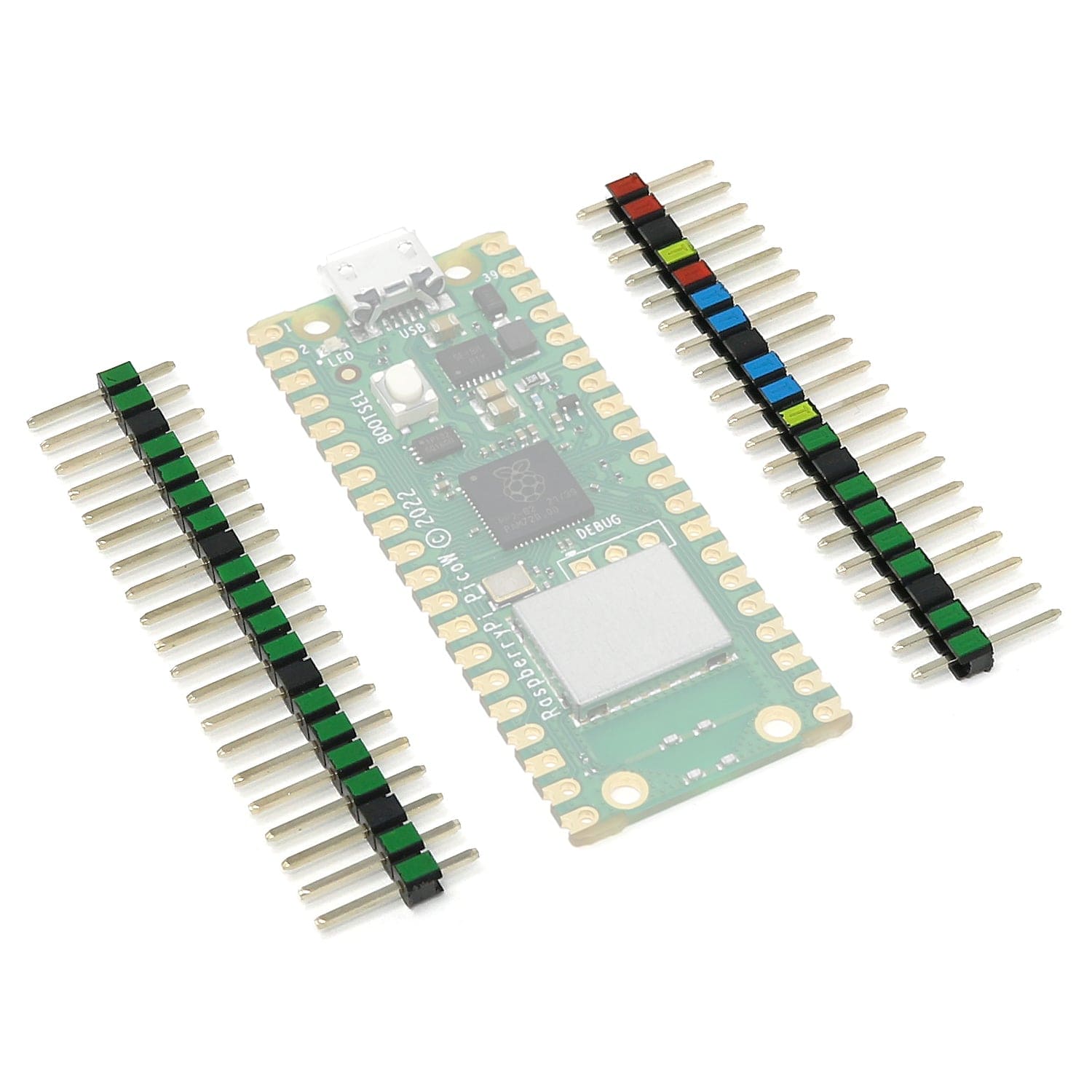 Colour-Coded Headers for Raspberry Pi Pico - The Pi Hut