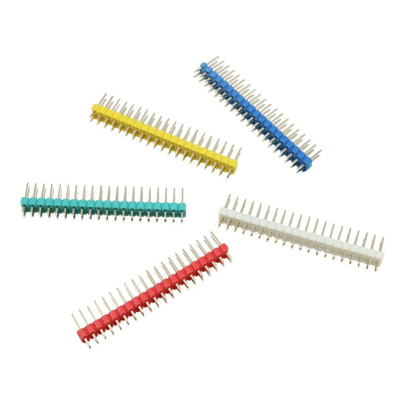 Coloured Male 40-pin 2x20 HAT Headers - The Pi Hut