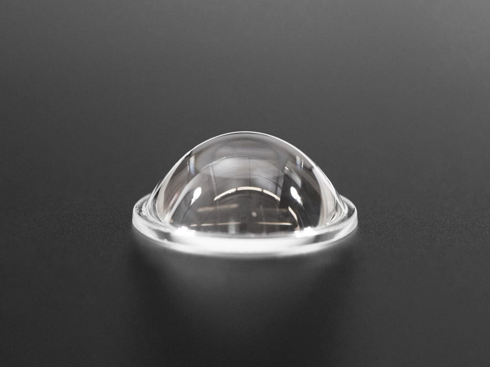 Convex Plastic Lens with Edge - The Pi Hut