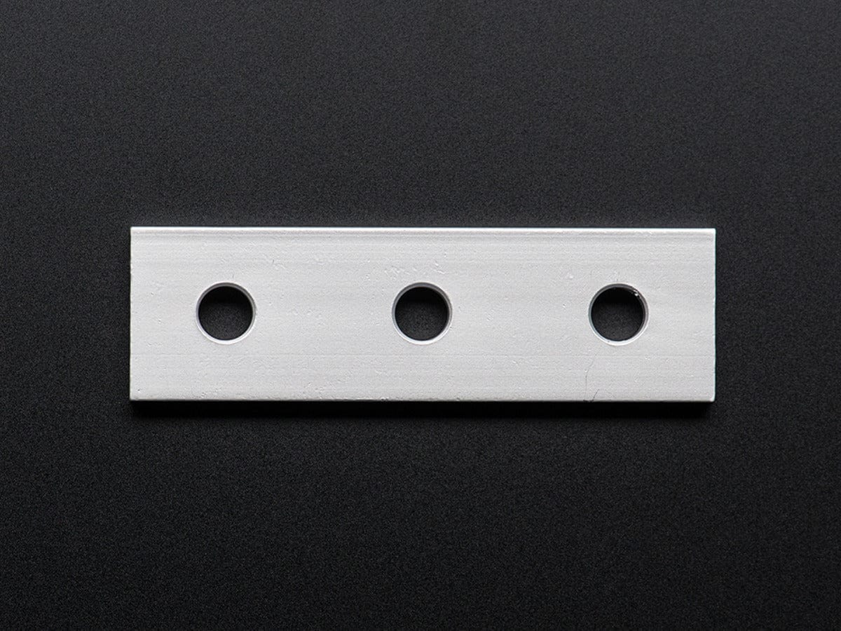 Coupling Plate - 3 Holes - 20x20 Aluminum Extrusion - The Pi Hut