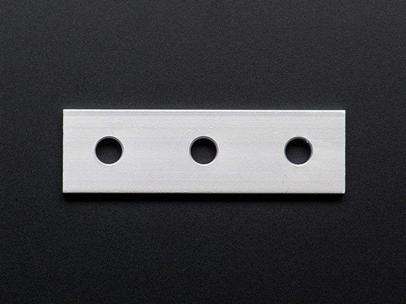 Coupling Plate - 3 Holes - 20x20 Aluminum Extrusion - The Pi Hut