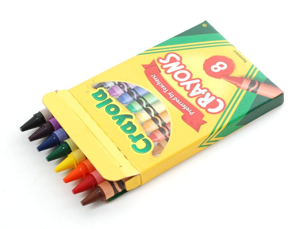 Crayola Crayons - Rainbow 8 Pack - The Pi Hut