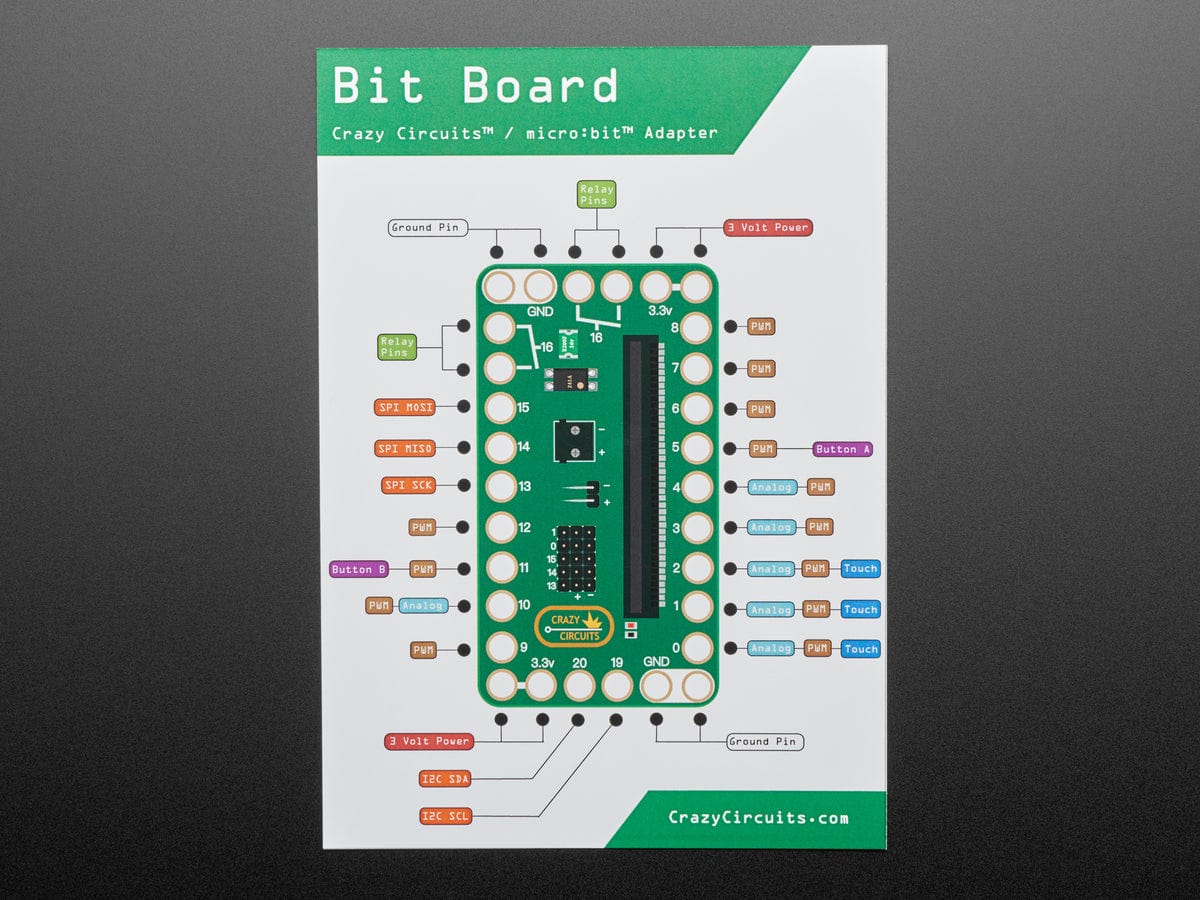 Crazy Circuits Bit Board Kit - Makes micro:bit LEGO® compatible - The Pi Hut