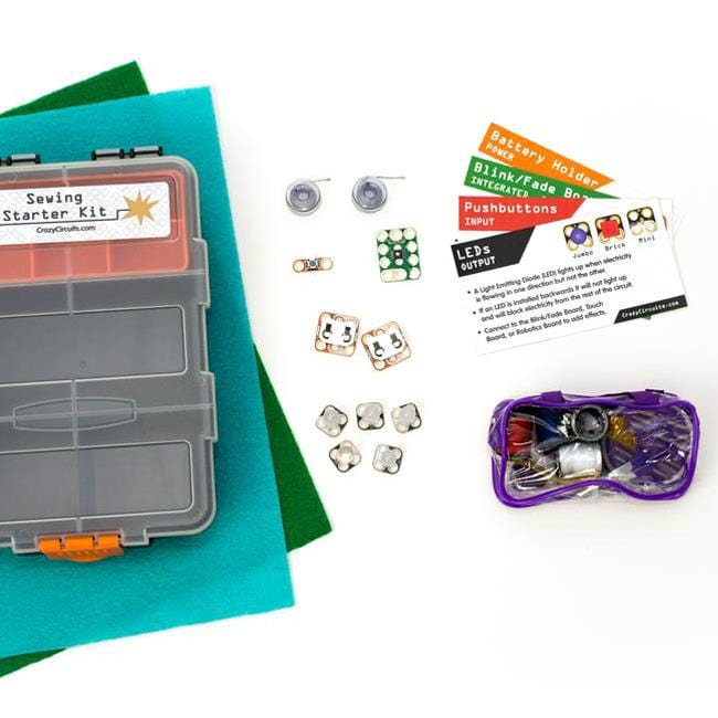 Crazy Circuits Sewing Starter Kit - The Pi Hut