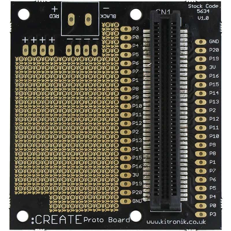 :CREATE Proto Board For BBC micro:bit - The Pi Hut