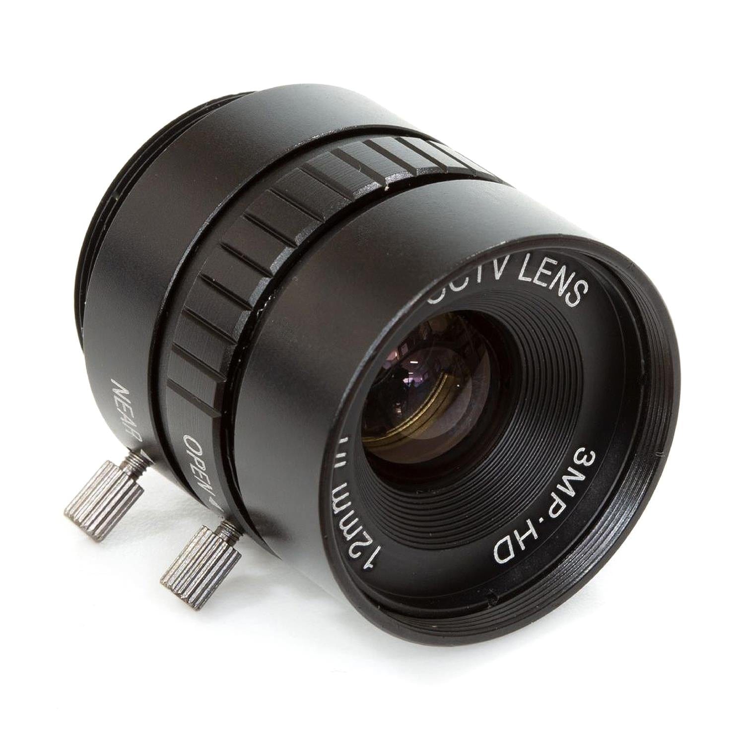 CS-Mount Lens for Raspberry Pi HQ Camera - 12mm Focal Length - The Pi Hut