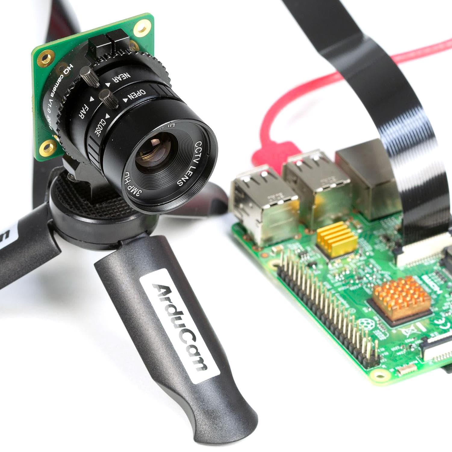 CS-Mount Lens for Raspberry Pi HQ Camera - 12mm Focal Length - The Pi Hut