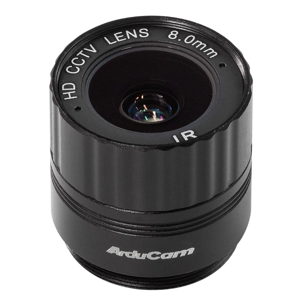 CS-Mount Lens for Raspberry Pi HQ Camera - 8mm Focal Length - The Pi Hut