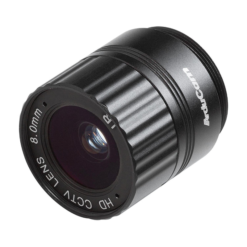 CS-Mount Lens for Raspberry Pi HQ Camera - 8mm Focal Length - The Pi Hut